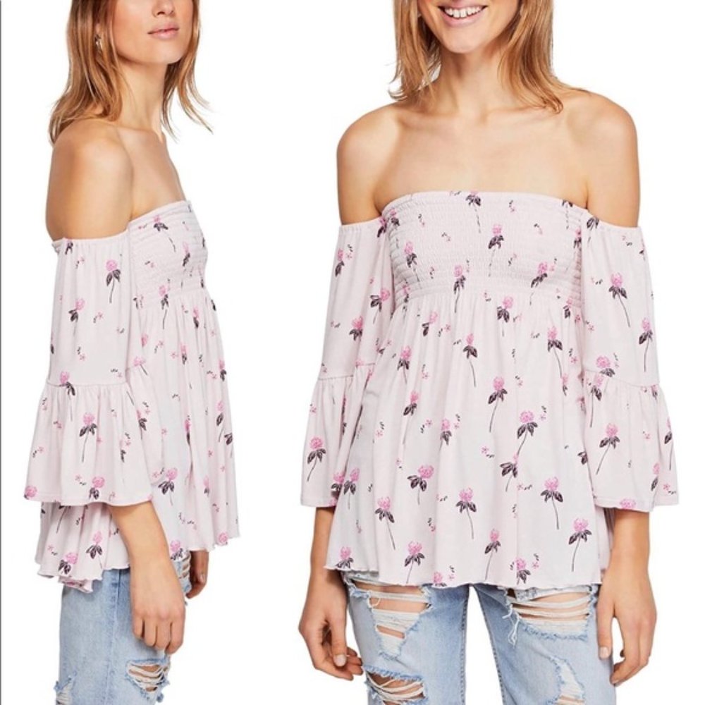 Free People Top / Lana Tunic Cloudberry Combo XS